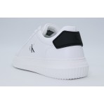 Calvin Klein Chunky Cupsole Ανδρικά Sneakers Λευκά