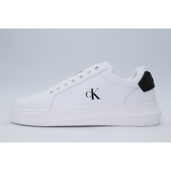Calvin Klein Chunky Cupsole Ru Patch Lth Sneakers (YM0YM01296 01W)