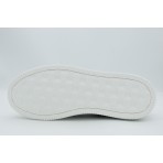 Calvin Klein Leather Ανδρικά Sneakers Μαύρα, Λευκά