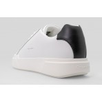 Calvin Klein Avenue Smooth Leather Logo Sneakers (YM0YM01344 01W)