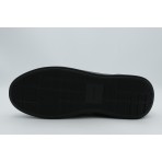 Calvin Klein Leather Signature Logo Ανδρικά Sneakers Μαύρα
