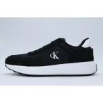 Calvin Klein Athleisure Runner Ανδρικά Sneakers Μαύρα, Λευκά