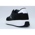 Calvin Klein Athleisure Runner Ανδρικά Sneakers Μαύρα, Λευκά