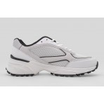 Calvin Klein Leather And Breathable Mesh Sneakers (YM0YM01379 01W)