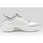 Calvin Klein Emblem Logo Chunky Runner Ανδρικά Sneakers Λευκά, Γκρι