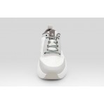 Calvin Klein Emblem Logo Chunky Runner Ανδρικά Sneakers Λευκά, Γκρι