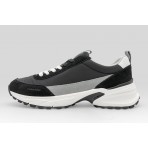 Calvin Klein Trailblazer Suede Runner Ανδρικά Sneakers Μαύρα, Λευκά