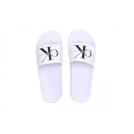 Calvin Klein Slide Monogram Co Παντόφλες 