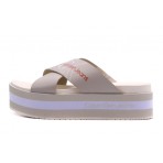 Calvin Klein Flatform Sandal Crisscross Σανδάλι (YW0YW00562 ACF)