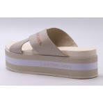 Calvin Klein Flatform Sandal Crisscross Σανδάλι (YW0YW00562 ACF)