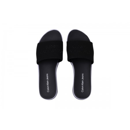 Calvin Klein Flatform Sandal Slide Παντόφλα 