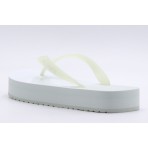 Calvin Klein Beach Sandal Flatform Σαγιονάρες Λευκές & Γκρι