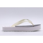 Calvin Klein Beach Sandal Flatform Σαγιονάρες Λευκές, Μαύρες