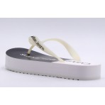 Calvin Klein Beach Sandal Flatform Σαγιονάρες Λευκές, Μαύρες