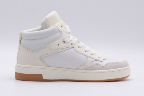 Calvin Klein Basket Cupsole Mid Lth Mono Sneakers (YW0YW00877 02X)