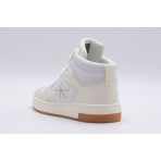 Calvin Klein Basket Cupsole Mid Lth Mono Sneakers (YW0YW00877 02X)