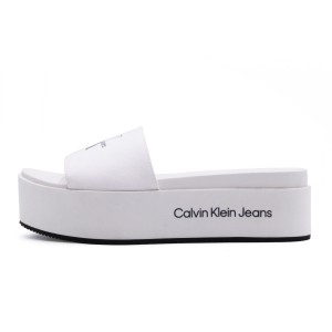 Calvin Klein Flatform Sandal Monogram Παντόφλες (YW0YW01036 YBR)