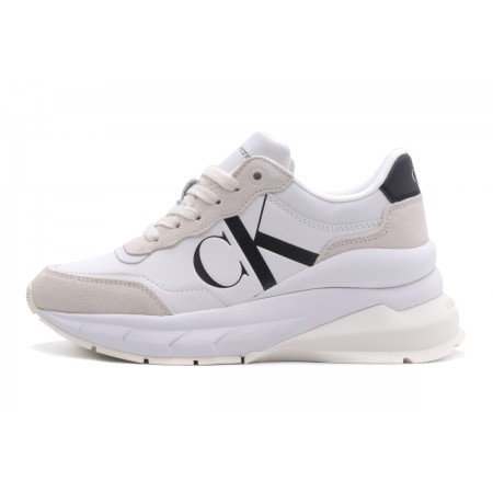 Calvin Klein Wedge Runner Mix Lth Wn Sneakers 