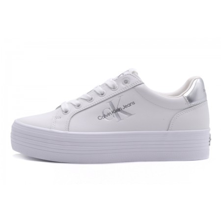 Calvin Klein Vulc Flatform Laceup Lth Refl Wn Sneakers 