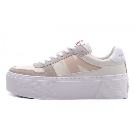 Calvin Klein Cupsole Flatform Mix Lth Wn Sneakers 