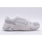 Calvin Klein Chunky Runner Vibram Γυναικεία Παπούτσια Λευκά, Γκρι