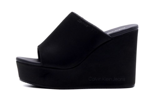 Calvin Klein Wedge  Sat Nyl Dc Mules (YW0YW01359 BEH)