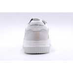 Calvin Klein Chunky Cupsole Low Mix Γυναικεία Παπούτσια Λευκά