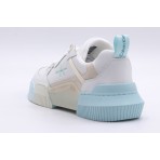 Calvin Klein Chunky Cupsole 2.0 Γυναικεία Sneakers Λευκά, Γαλάζια