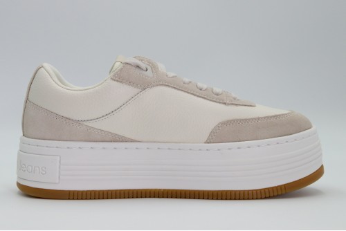 Calvin Klein Bold Flatf Low Lace Tumb Lth Sneakers (YW0YW01797 0LH)