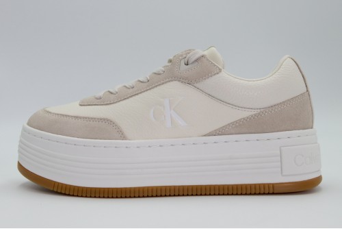 Calvin Klein Bold Flatf Low Lace Tumb Lth Sneakers (YW0YW01797 0LH)