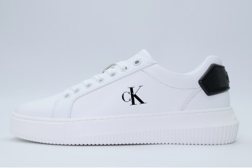 Calvin Klein Leather Trainers Sneakers (YW0YW01846 01W)