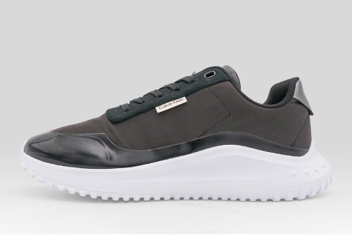 Calvin Klein Mirrored Silver Tab Ultralight Sneakers (YW0YW02016 0GN)