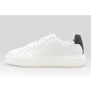 Calvin Klein Avenue Smooth Leather Logo Sneakers (YW0YW02036 01W)