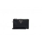 Guess Laurel Ii Double Zip Organiser Πορτοφόλι (ZG7459157 BLACK)