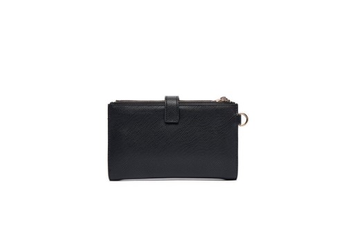 Guess Laurel Ii Double Zip Organiser Πορτοφόλι (ZG7459157 BLACK)