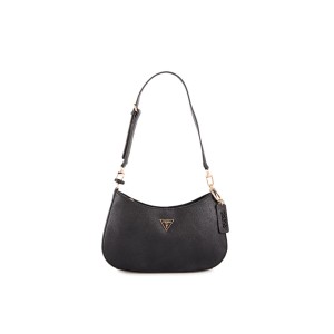 Guess Noelle Saffiano Τσάντα Ωμου Fashion (ZG967218 BLACK)