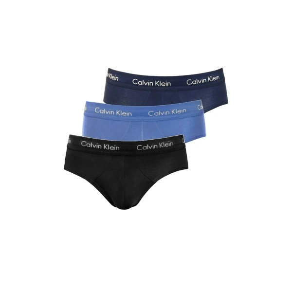 Calvin Klein Cotton Stretch Εσώρουχο Σλιπ Ανδρικό 3-Τεμάχια (0000U2661G 4KU)