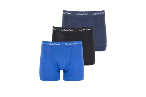 Calvin Klein Cotton Stretch Εσώρουχο Boxer Ανδρικό 3-Τεμάχια (0000U2662G 4KU)