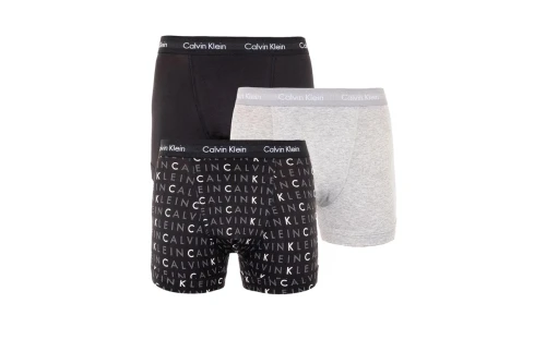 Calvin Klein Trunk Εσώρουχο Boxer Ανδρικό 3-Τεμάχια (0000U2662G YKS)
