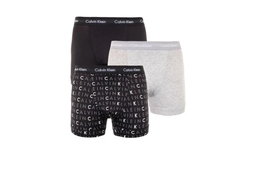 Calvin Klein Trunk Εσώρουχο Boxer Ανδρικό 3-Τεμάχια (0000U2662G YKS)
