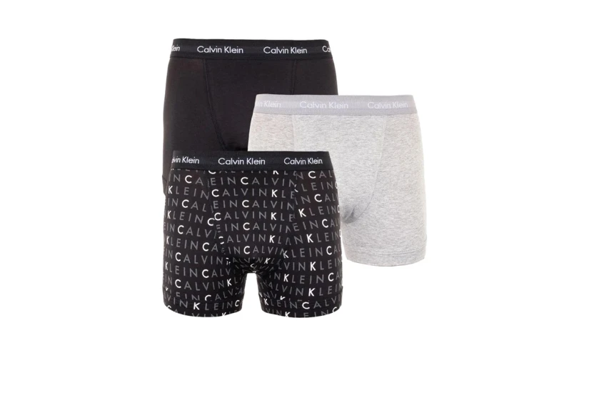 Calvin Klein Trunk Εσώρουχο Boxer Ανδρικό 3-Τεμάχια (0000U2662G YKS)