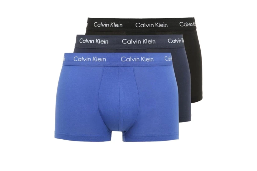 Calvin Klein Cotton Stretch Low Rise Trunk Εσώρουχο Boxer Ανδρικό 3-Τεμάχ (0000U2664G 4KU)