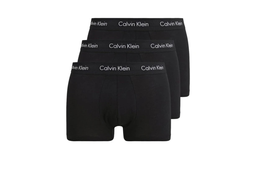 Calvin Klein Cotton Stretch Low Rise Trunk Εσώρουχο Boxer Ανδρικό 3-Τεμάχ (0000U2664G XWB)