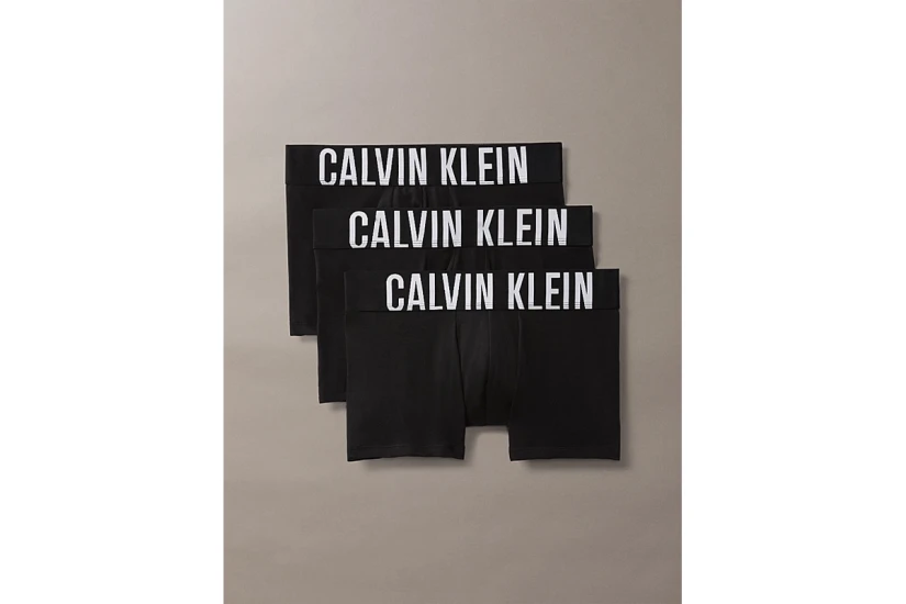 Calvin Klein Intense Power Ανδρικά Εσώρουχα Μπόξερ Μαύρα 3 Τεμάχια