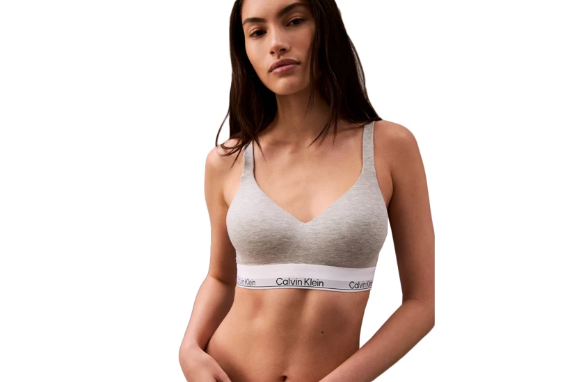 Calvin Klein Lift Γυναικείο Μπουστάκι Γκρι, Λευκό