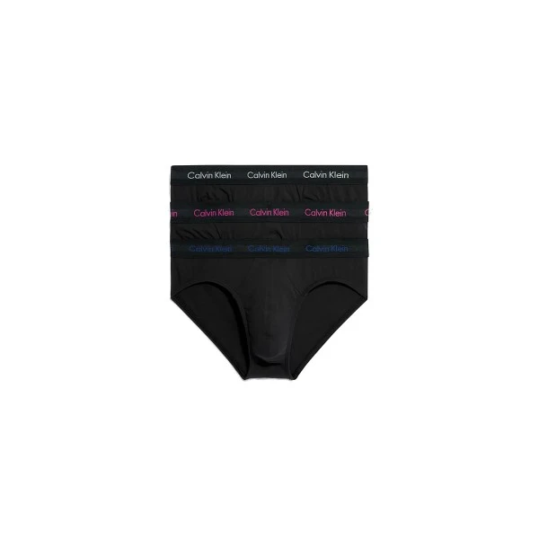Calvin Klein Cotton Stretch Εσώρουχο Σλιπ Ανδρικό 3-Τεμάχια (000U2661G CAQ)