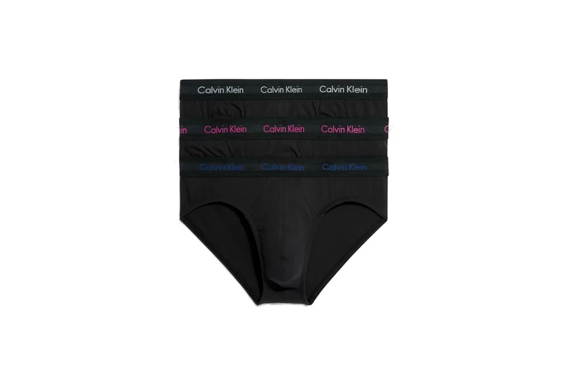 Calvin Klein Ανδρικά Εσώρουχα Σλιπ Μαύρα 3 Τεμάχια