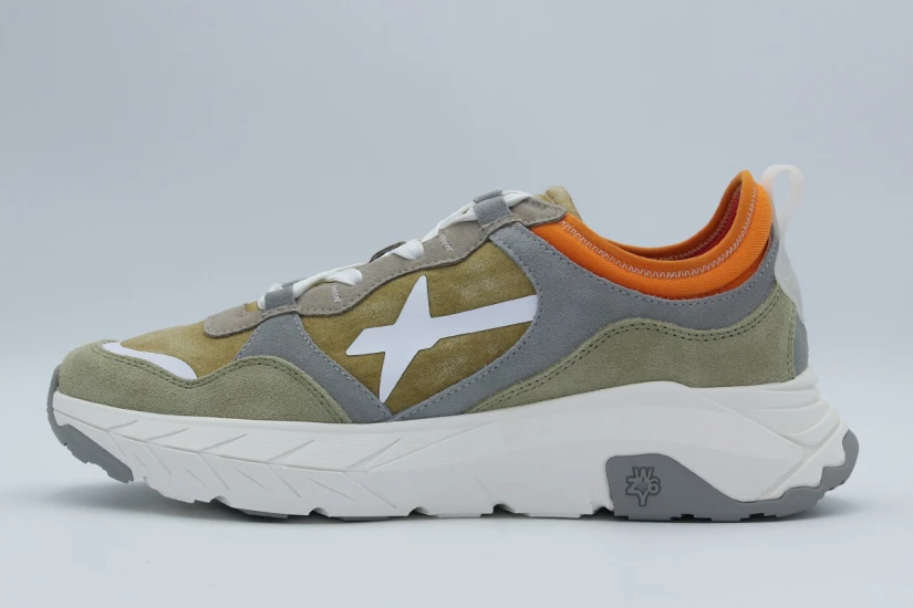 W6Yz Next-M Ανδρικά Sneakers Καφέ, Γκρι, Χακί, Λευκό