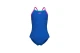 Arena Girls Light Drop Back Solid Παιδικό Ολόσωμο Μαγιό Μπλε, Φούξια
