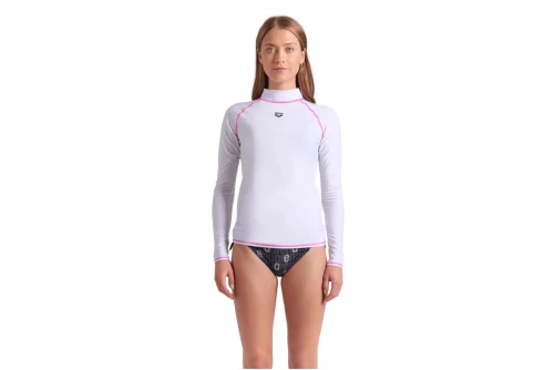 Arena Rash Vest Ls Graphic Μπλούζα Uv Protection Γυναικεία (006289100)